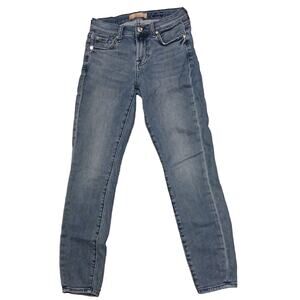 Women's 7 for all Mankind Ankle Skinny Jeans Size 25 Faded 25Wx26L